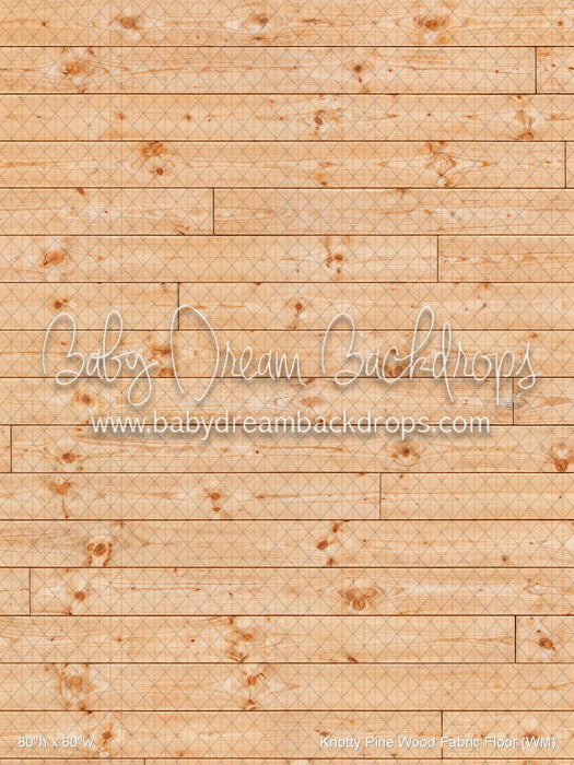 Knotty Pine Wood Fabric Floor (WM)