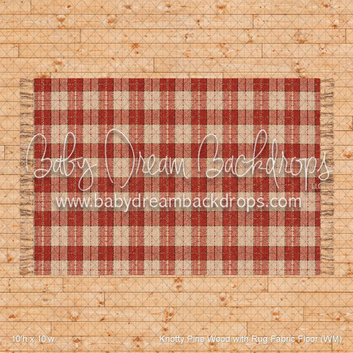 Knotty Pine Wood with Rug Fabric Floor (WM)