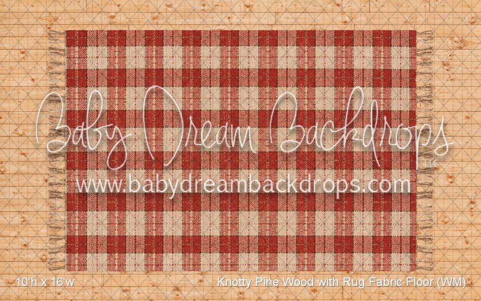 Knotty Pine Wood with Rug Fabric Floor (WM)