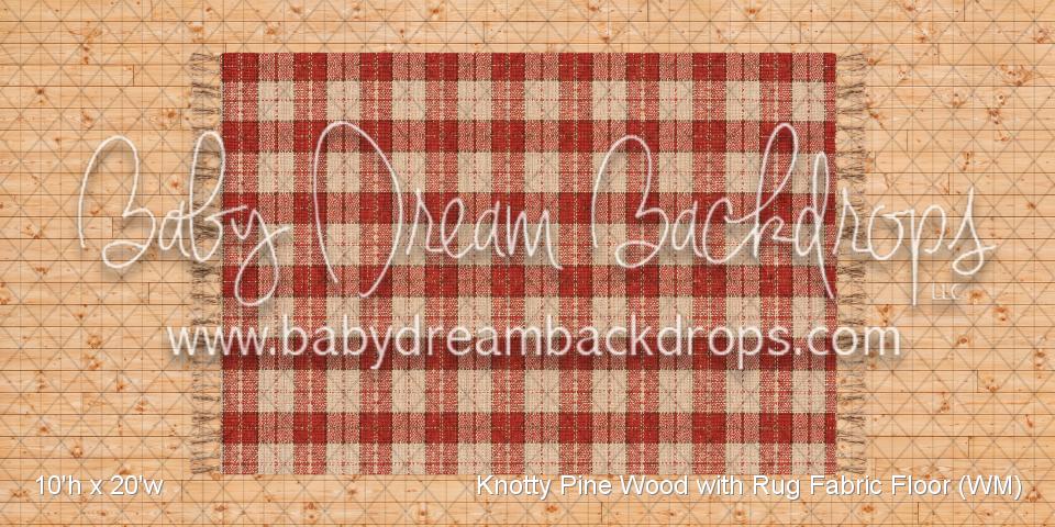Knotty Pine Wood with Rug Fabric Floor (WM)
