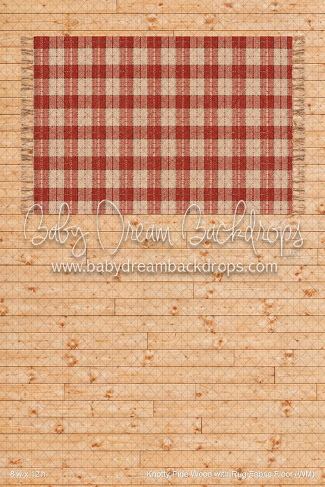 Knotty Pine Wood with Rug Fabric Floor (WM)