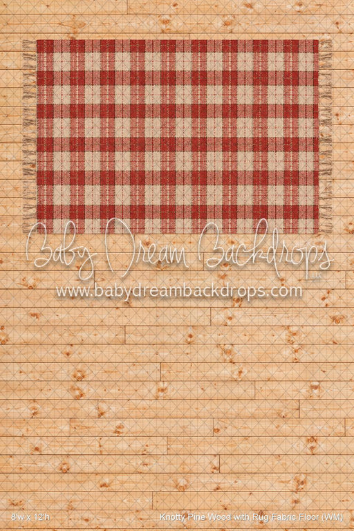Knotty Pine Wood with Rug Fabric Floor (WM)