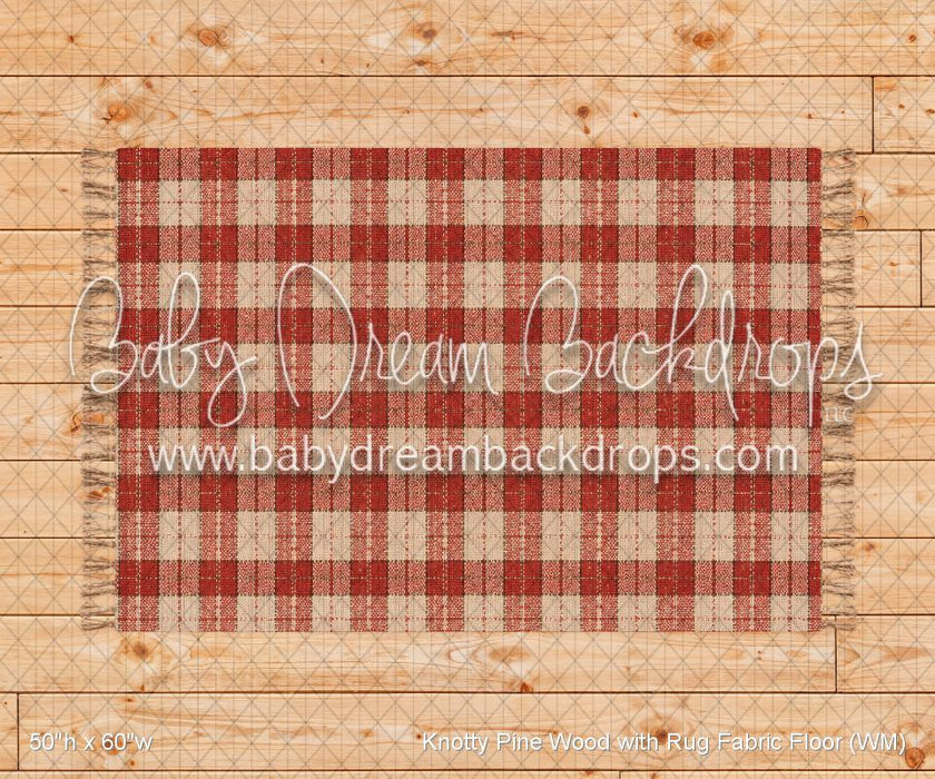 Knotty Pine Wood with Rug Fabric Floor (WM)