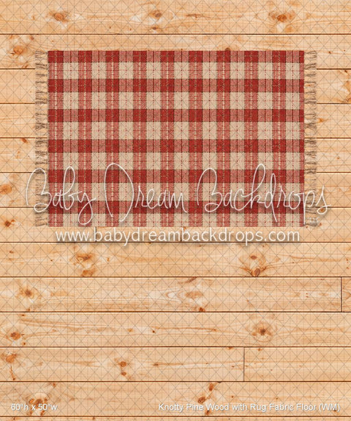 Knotty Pine Wood with Rug Fabric Floor (WM)