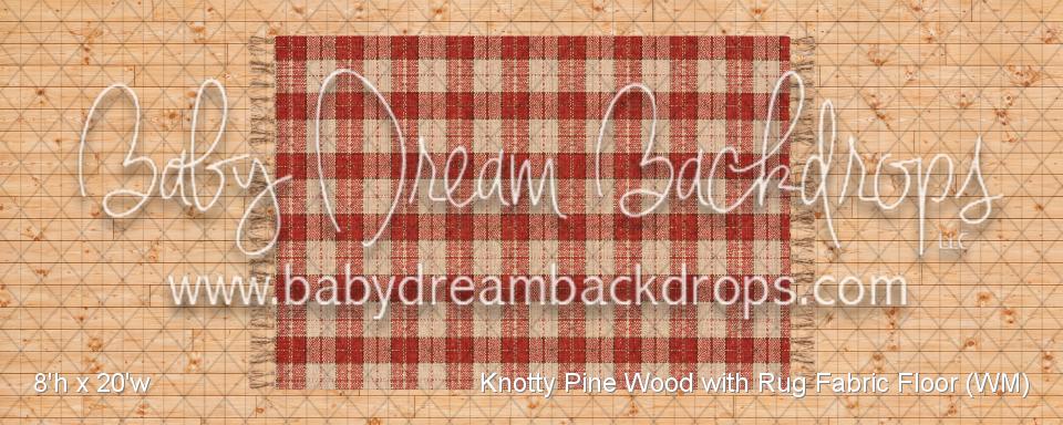 Knotty Pine Wood with Rug Fabric Floor (WM)