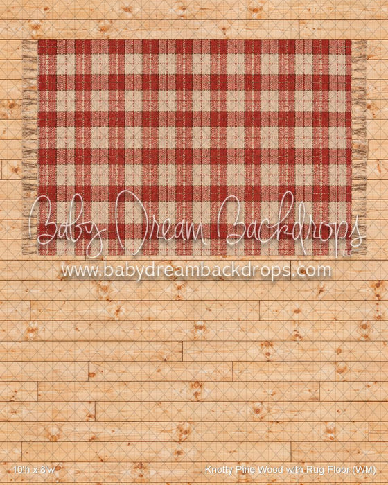 Knotty Pine Wood with Rug Fabric Floor (WM)