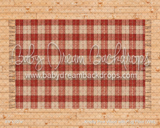 Knotty Pine Wood with Rug Fabric Floor (WM)