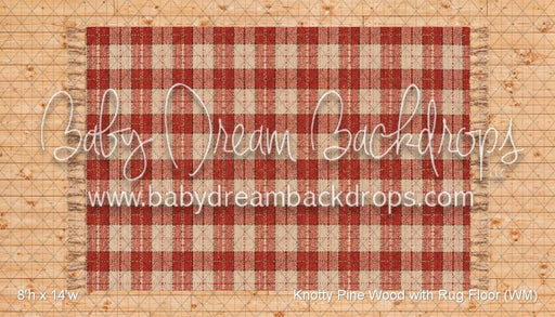 Knotty Pine Wood with Rug Fabric Floor (WM)