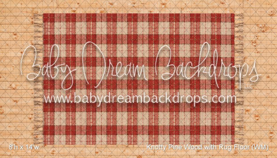 Knotty Pine Wood with Rug Fabric Floor (WM)