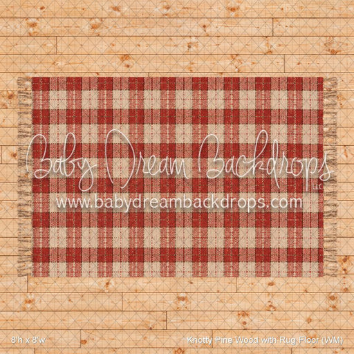 Knotty Pine Wood with Rug Fabric Floor (WM)
