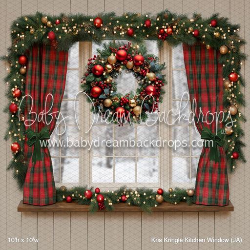 Kris Kringle Kitchen Window (JA)