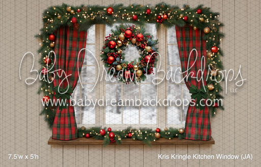 Kris Kringle Kitchen Window (JA)