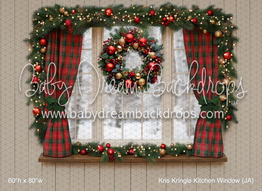 Kris Kringle Kitchen Window (JA)