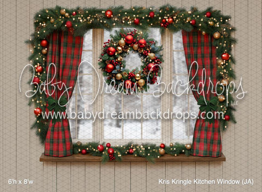 Kris Kringle Kitchen Window (JA)