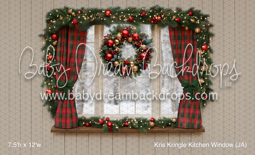 Kris Kringle Kitchen Window (JA)