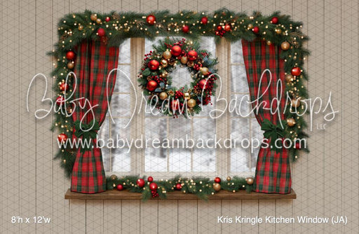 Kris Kringle Kitchen Window (JA)