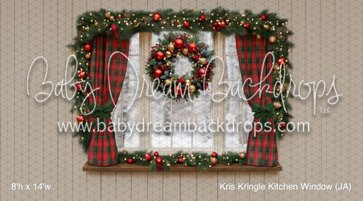 Kris Kringle Kitchen Window (JA)