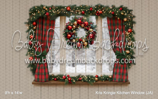 Kris Kringle Kitchen Window (JA)