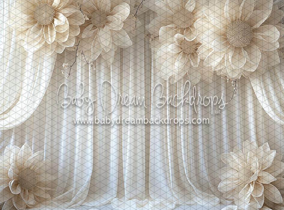 Lavishing Ivory Blooming Canopy (BD)