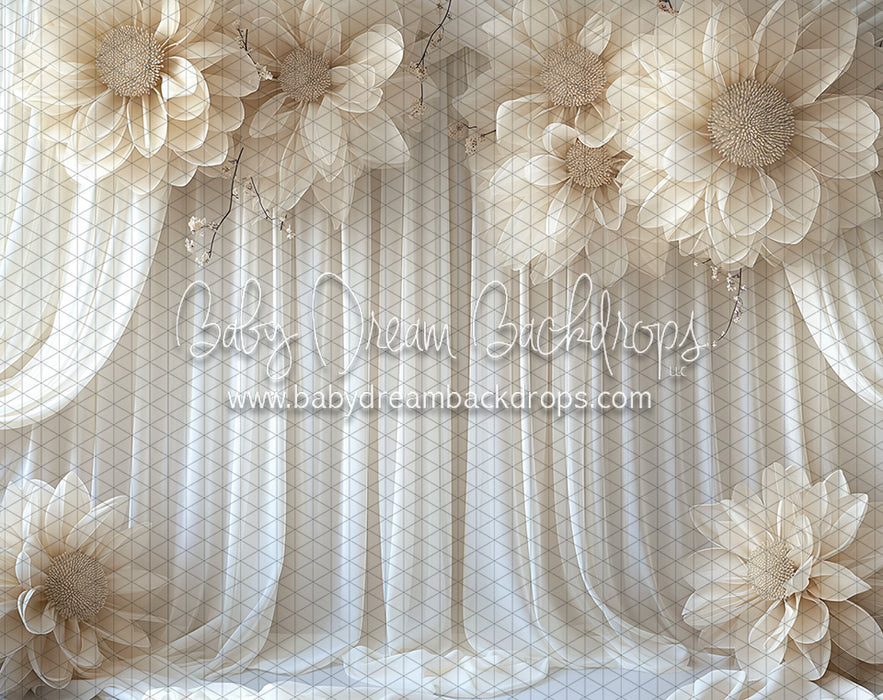 Lavishing Ivory Blooming Canopy (BD)