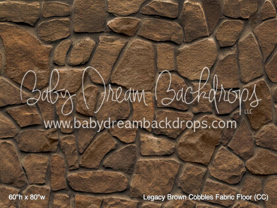 Legacy Brown Cobbles Fabric Floor (CC)