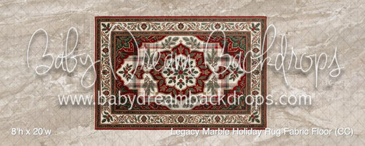 Legacy Marble Holiday Rug Fabric Floor (CC)