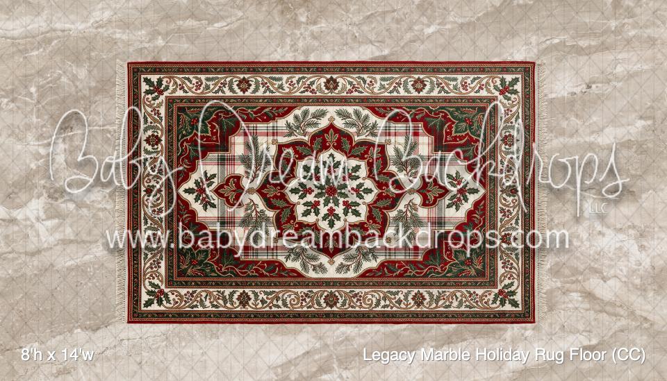Legacy Marble Holiday Rug Floor (CC)
