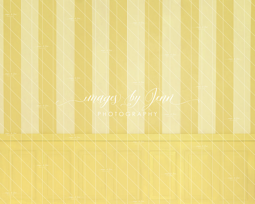 Lemon Drop Stripe Half Wall (JG)