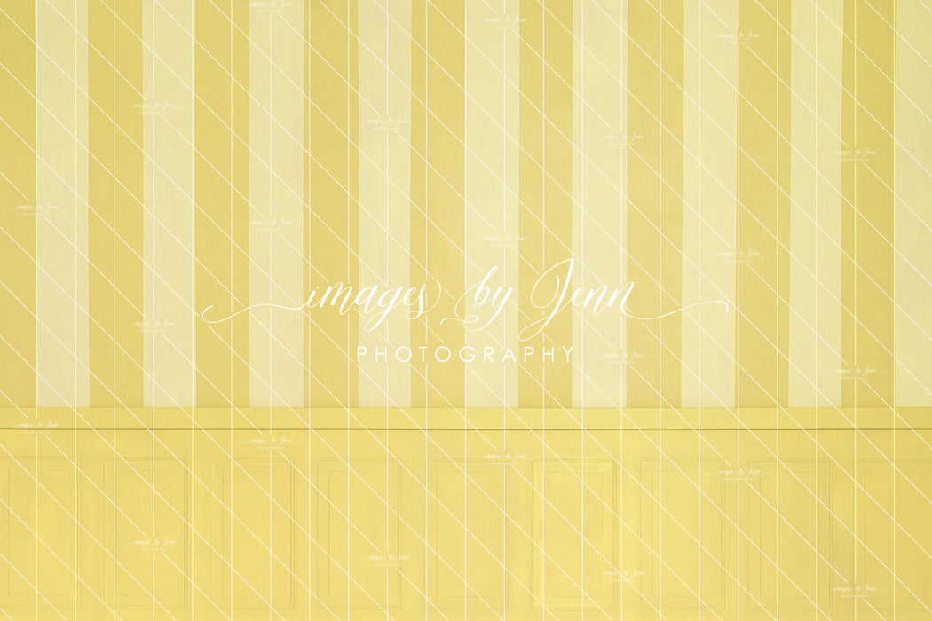 Lemon Drop Stripe Half Wall (JG)