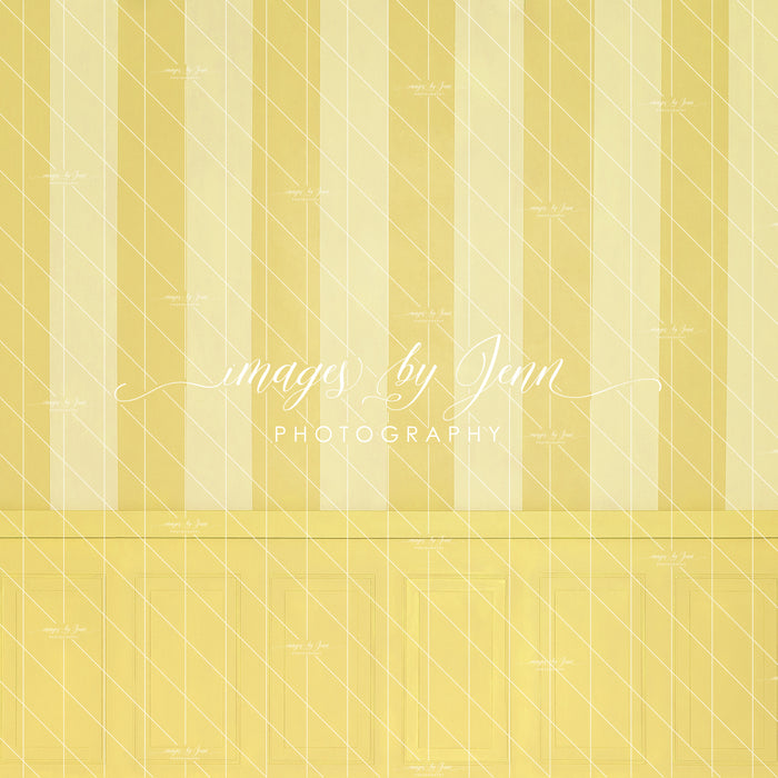Lemon Drop Stripe Half Wall (JG)