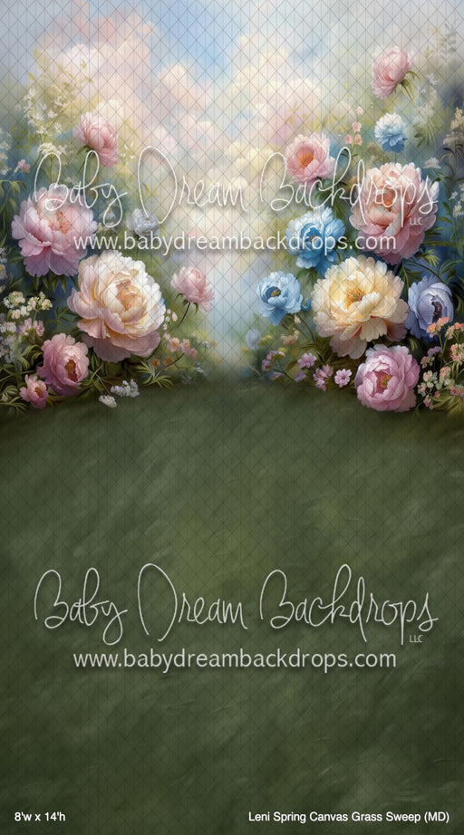 Leni Spring Canvas Grass Sweep (MD)