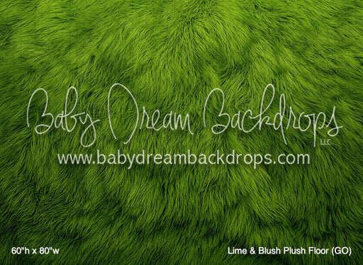 Lime & Blush Plush Fabric Floor (GO)