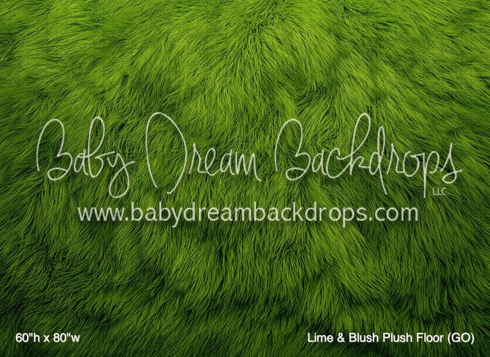 Lime & Blush Plush Fabric Floor (GO)