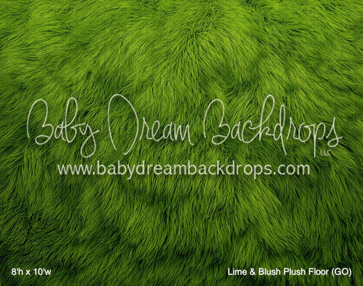 Lime & Blush Plush Fabric Floor (GO)