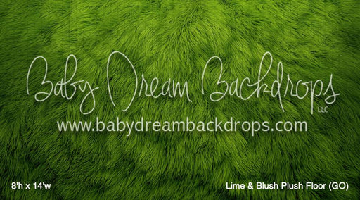 Lime & Blush Plush Fabric Floor (GO)
