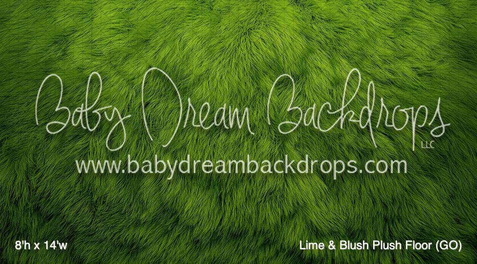 Lime & Blush Plush Fabric Floor (GO)