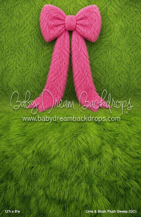Lime & Blush Plush Sweep (GO)