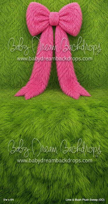 Lime & Blush Plush Sweep (GO)