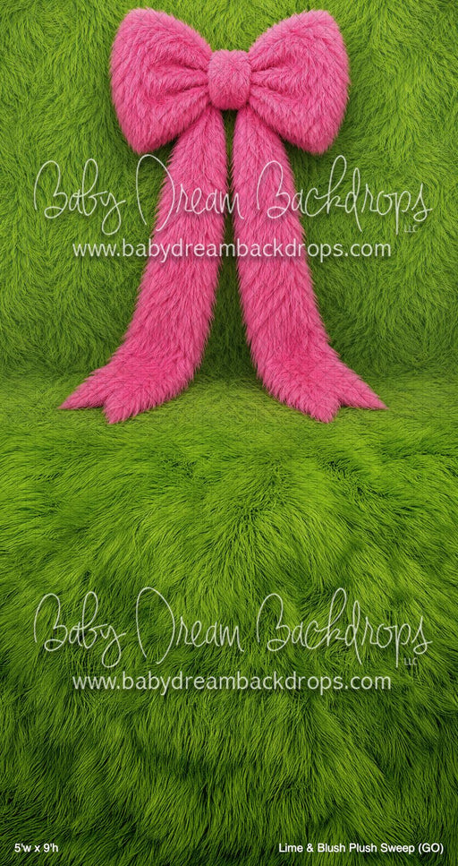 Lime & Blush Plush Sweep (GO)