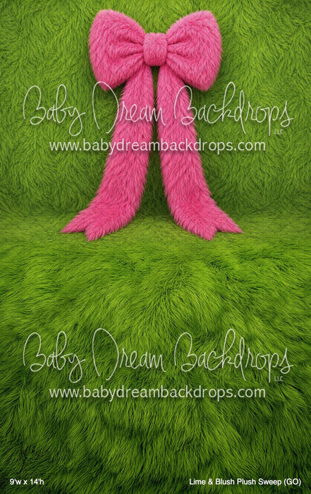 Lime & Blush Plush Sweep (GO)
