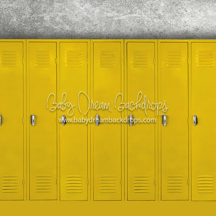 Locker Row Yellow