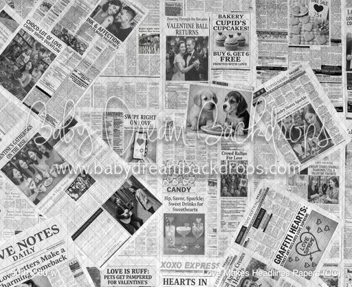 Love Makes Headlines Papers (CC)