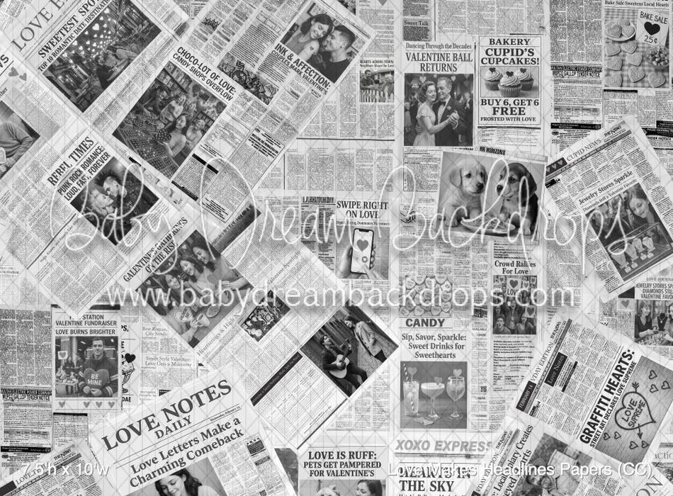 Love Makes Headlines Papers (CC)