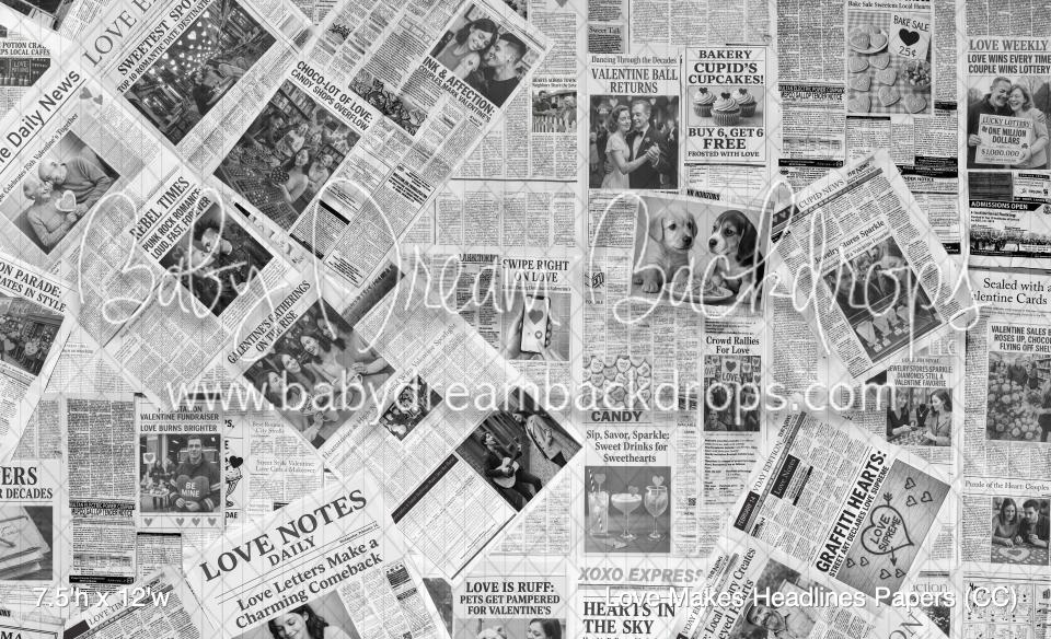 Love Makes Headlines Papers (CC)