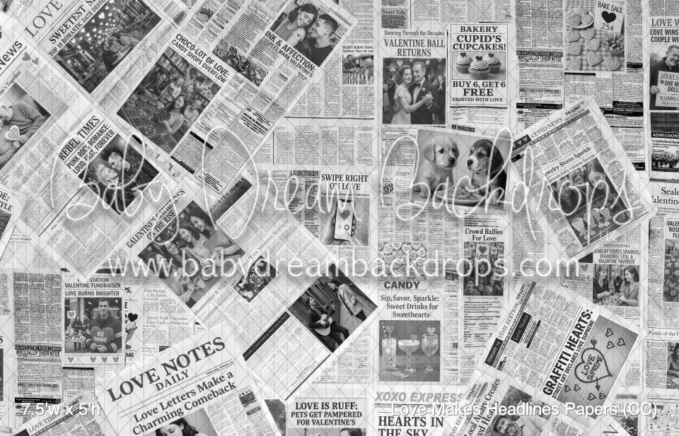 Love Makes Headlines Papers (CC)