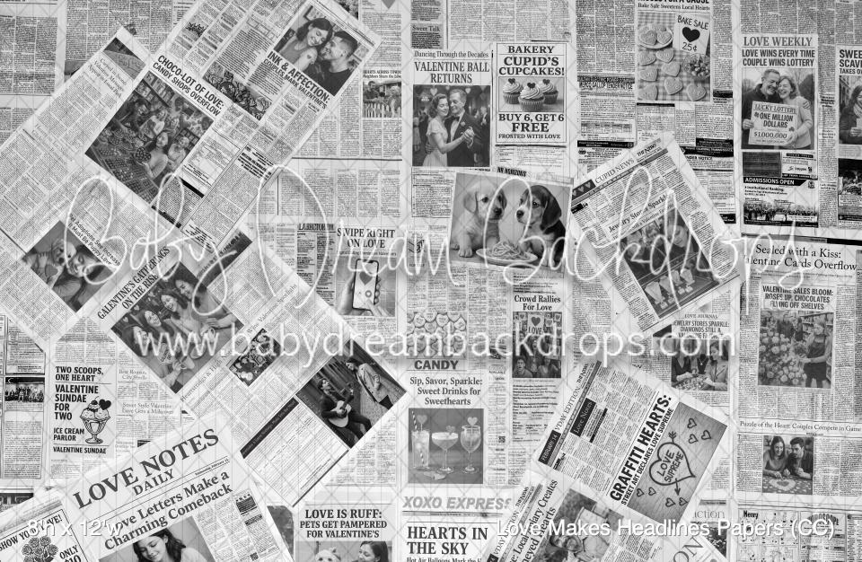 Love Makes Headlines Papers (CC)