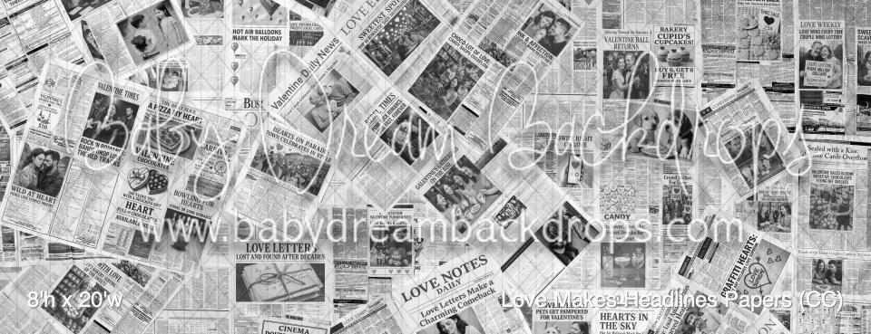 Love Makes Headlines Papers (CC)