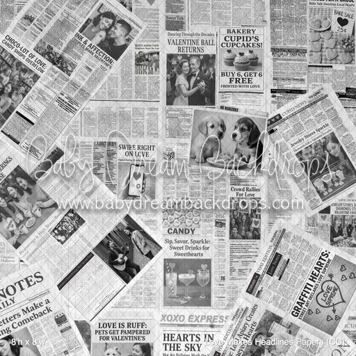 Love Makes Headlines Papers (CC)