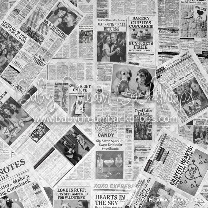 Love Makes Headlines Papers (CC)