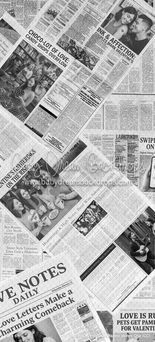 Love Makes Headlines Papers Skinny One (CC)